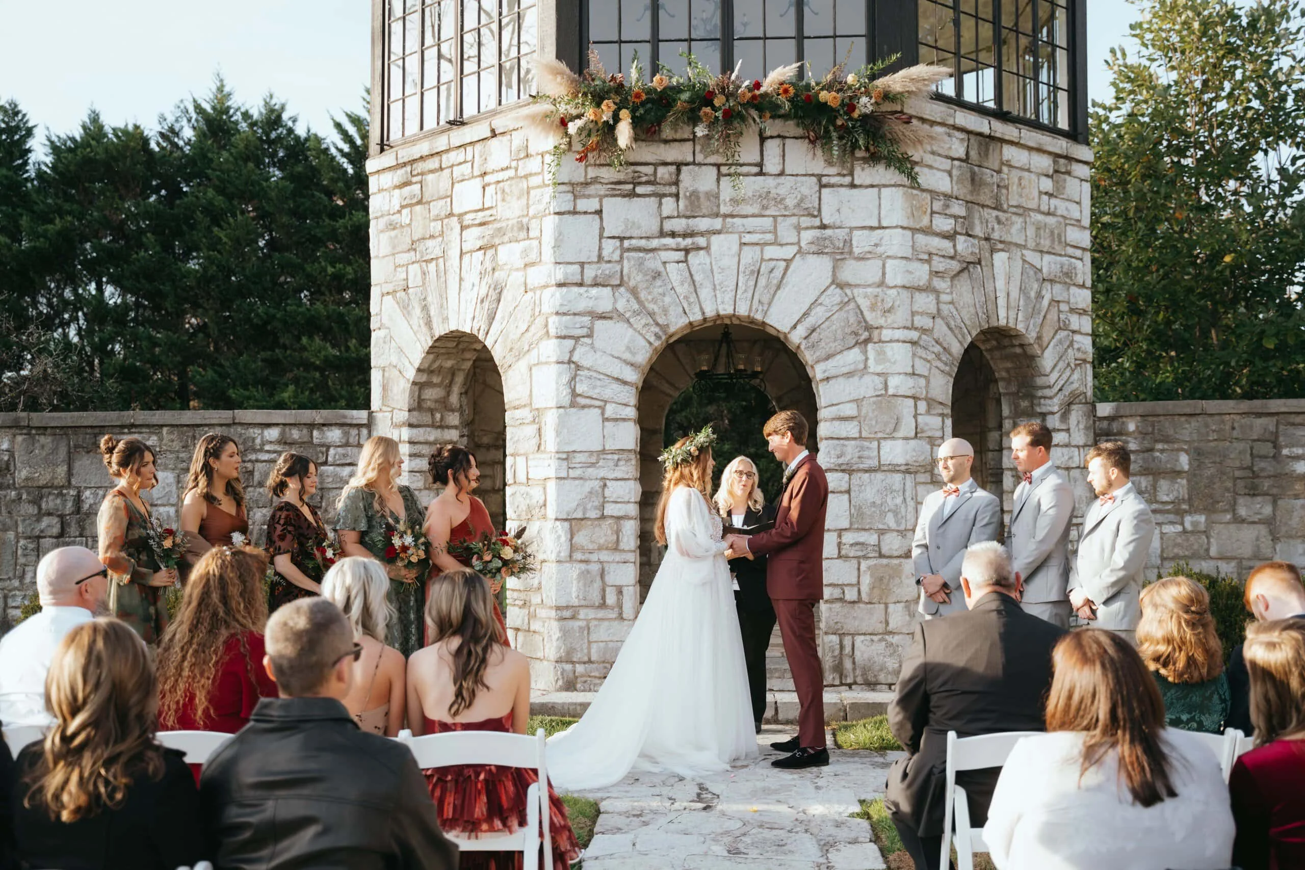 Beautiful fall wedding at Kincaid house TN