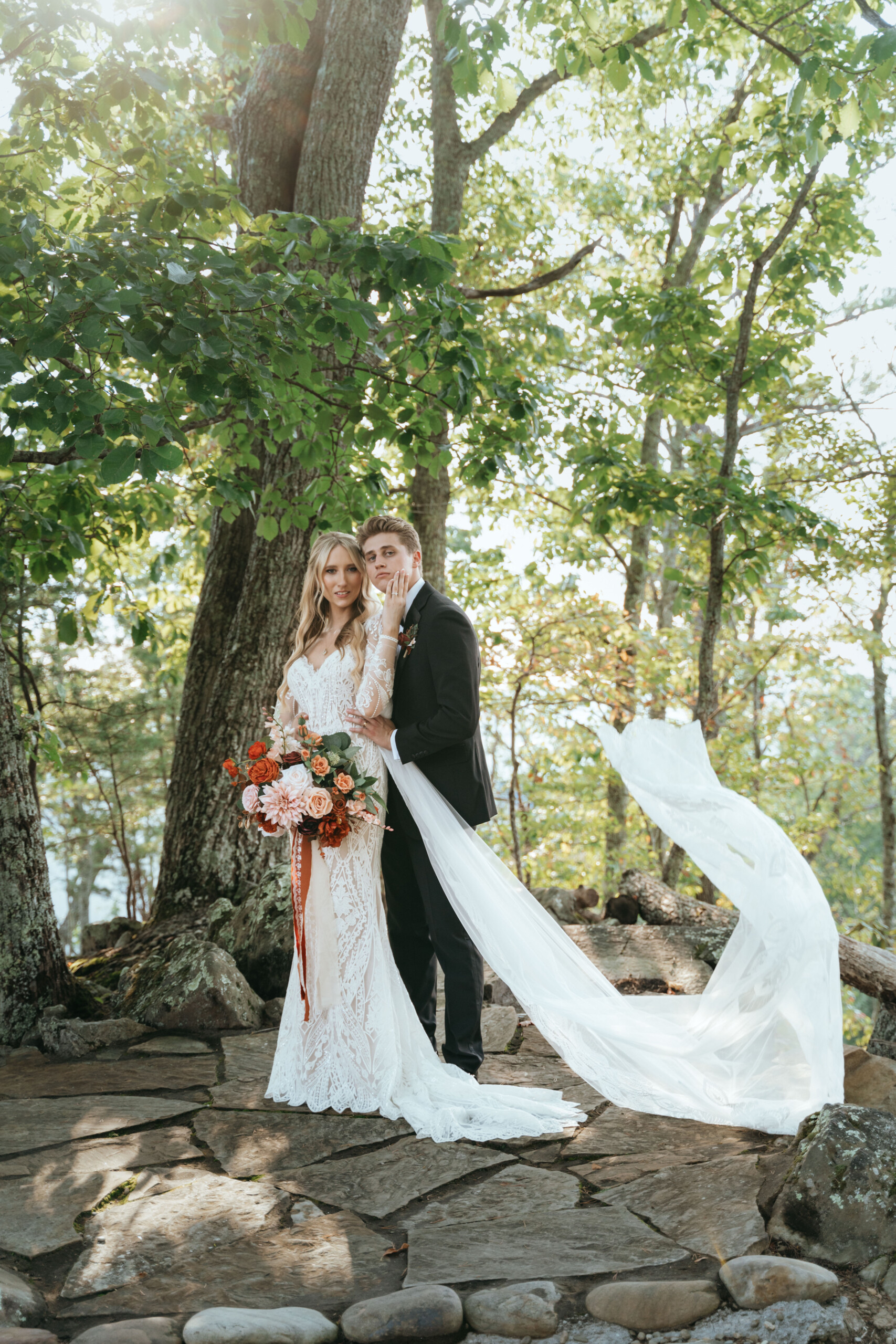 Wedding at Magnolia Tennessee, Smoky mountains.