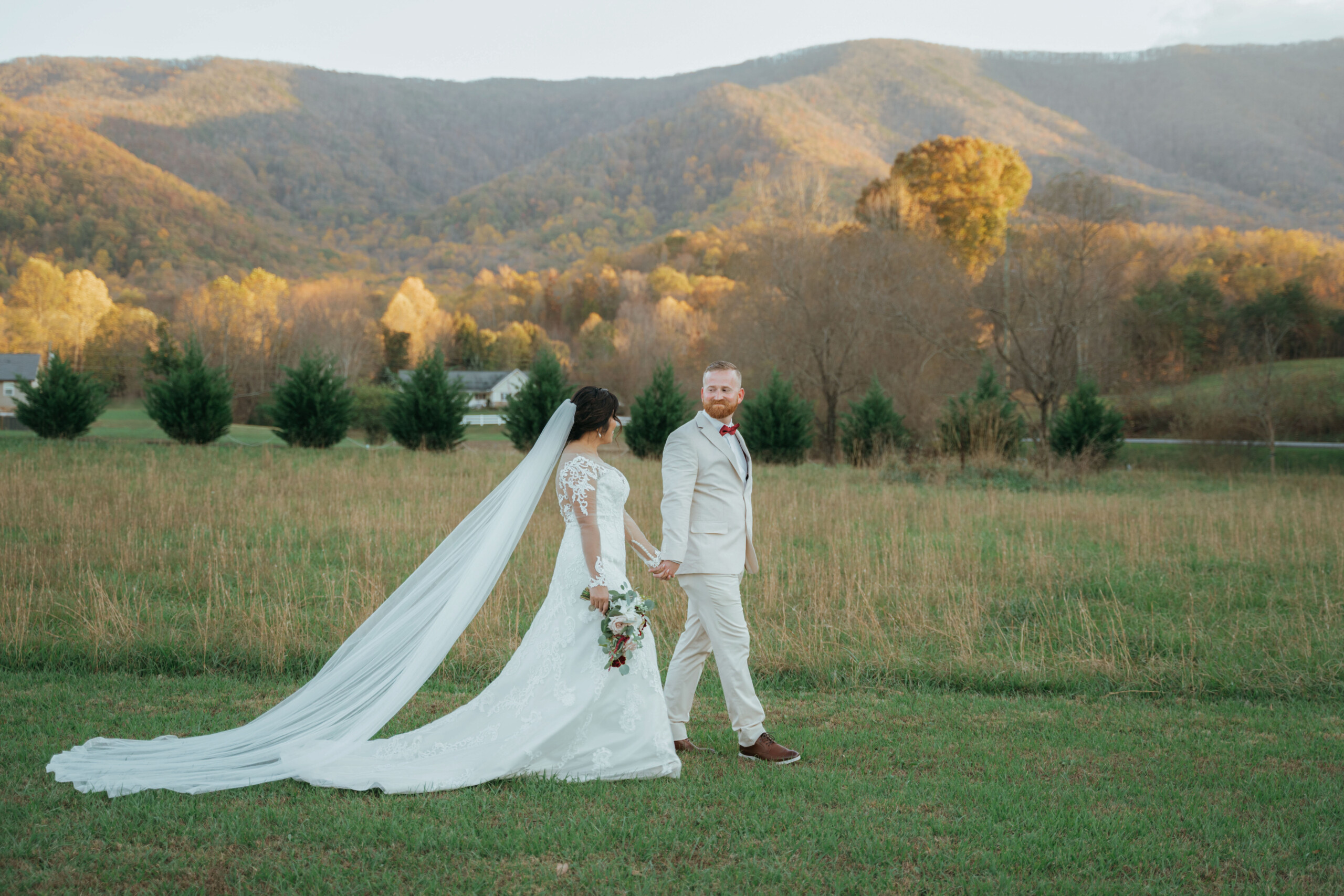 Bridal portrait after elopement