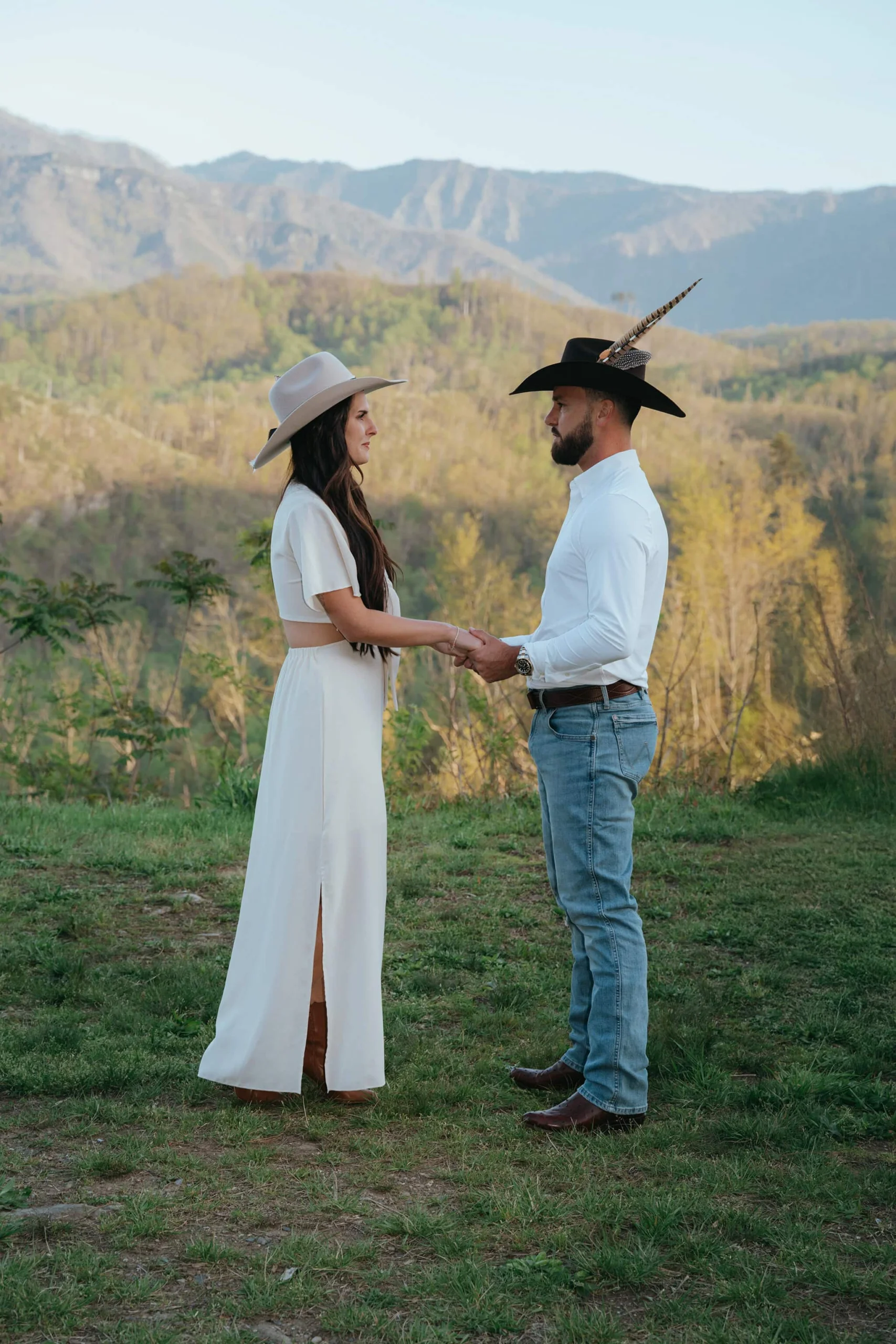 Couple getting married at Magnolia venue