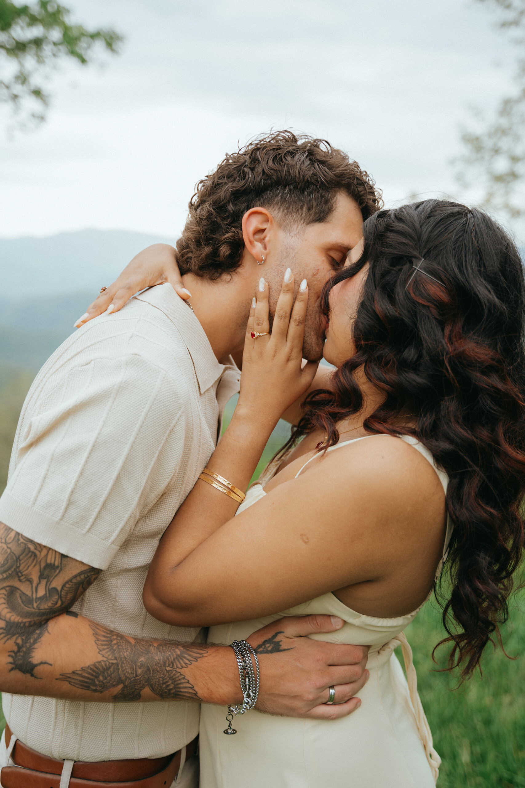 Couple getting married at Magnolia venue