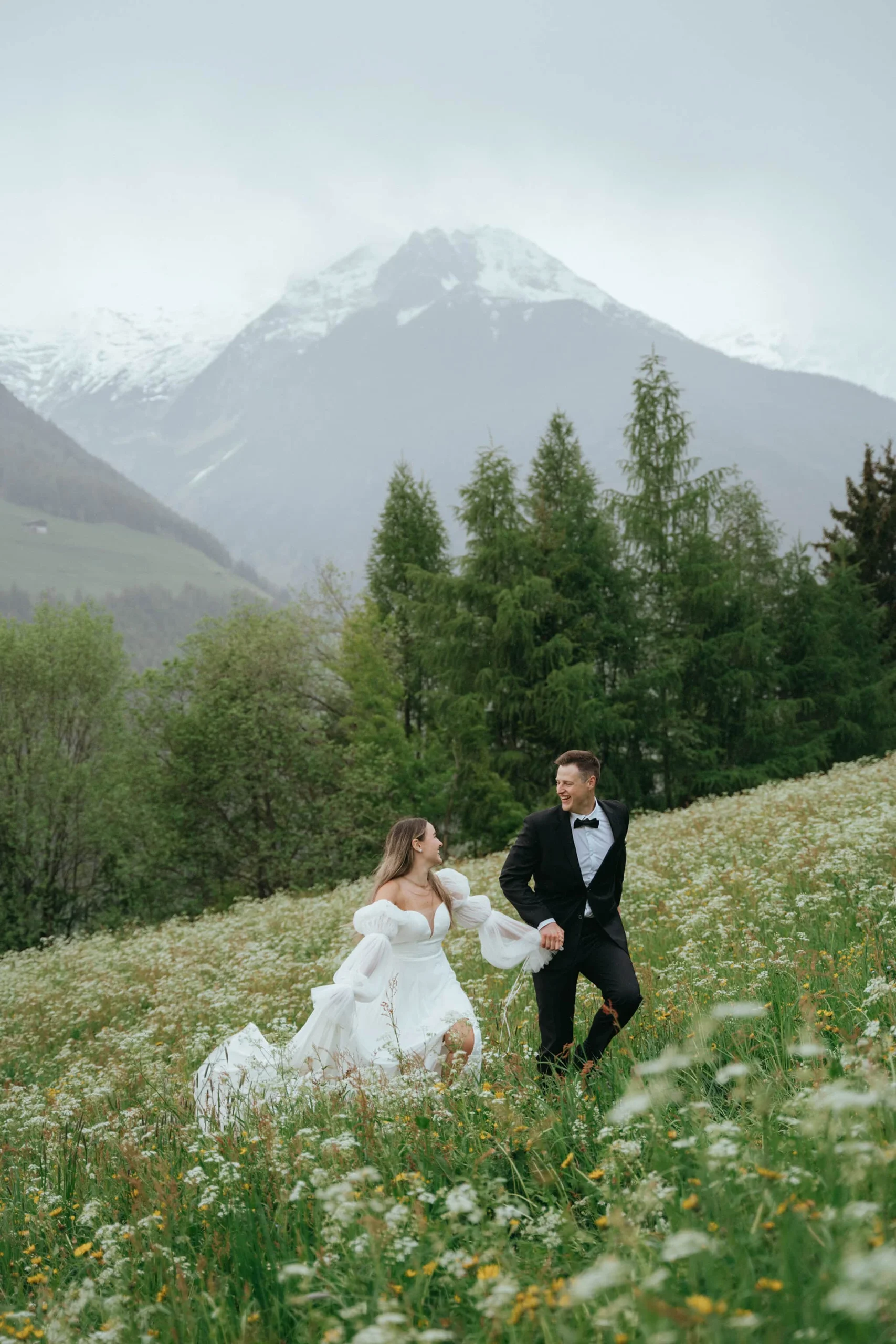 Elopement in Italian Dolomites Elopement in Italian Dolomites, couple enjoying their time after romantic ceremony