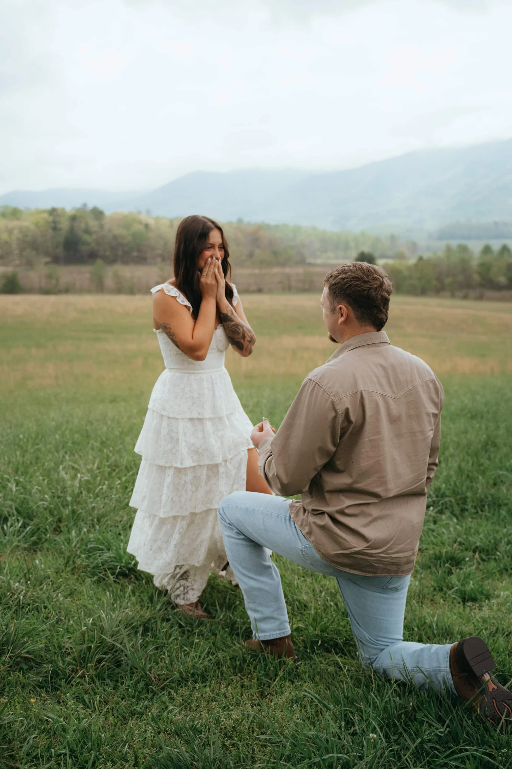 Couple getting married at Magnolia venue