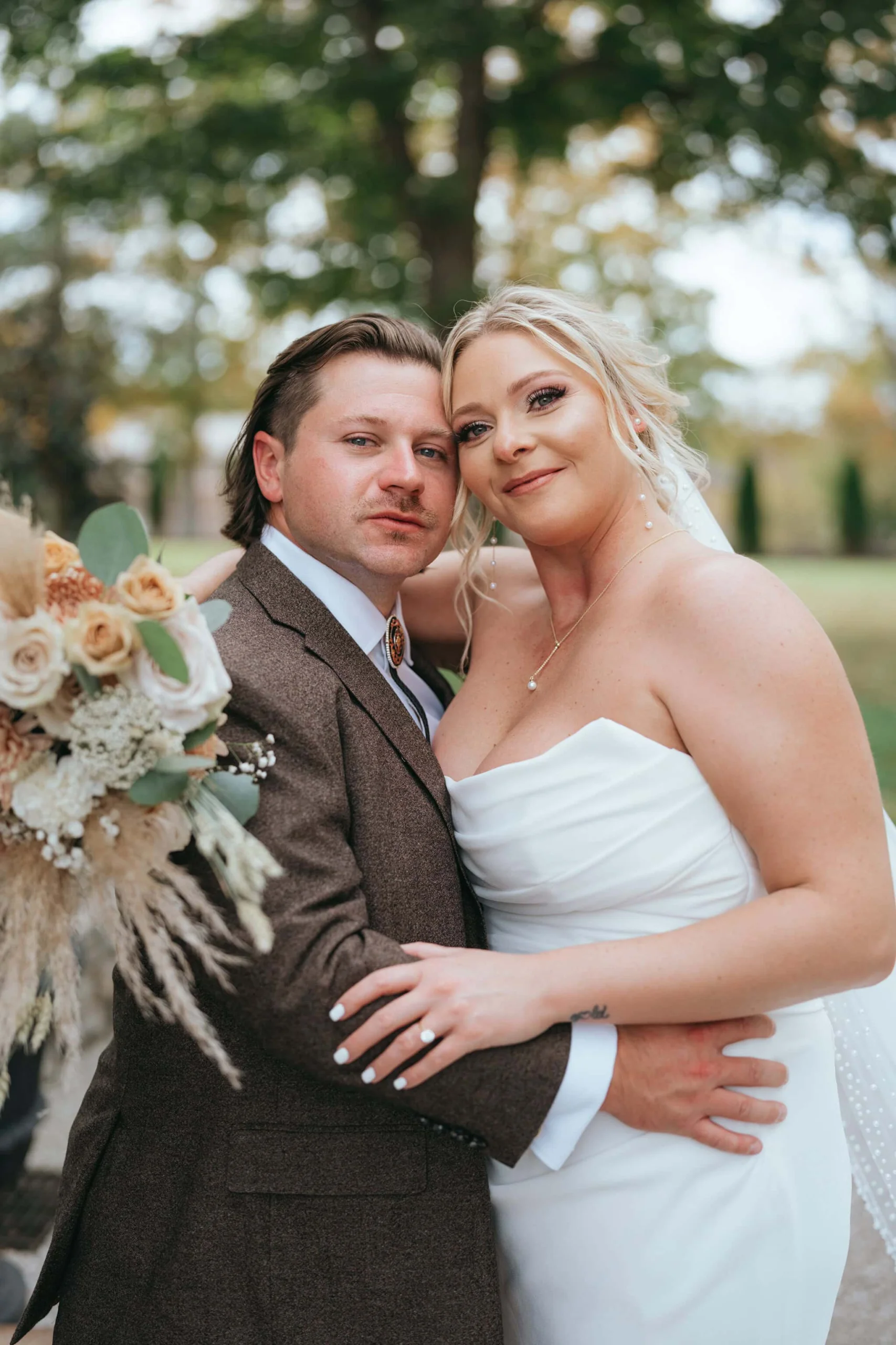 Couple getting married at Magnolia venue