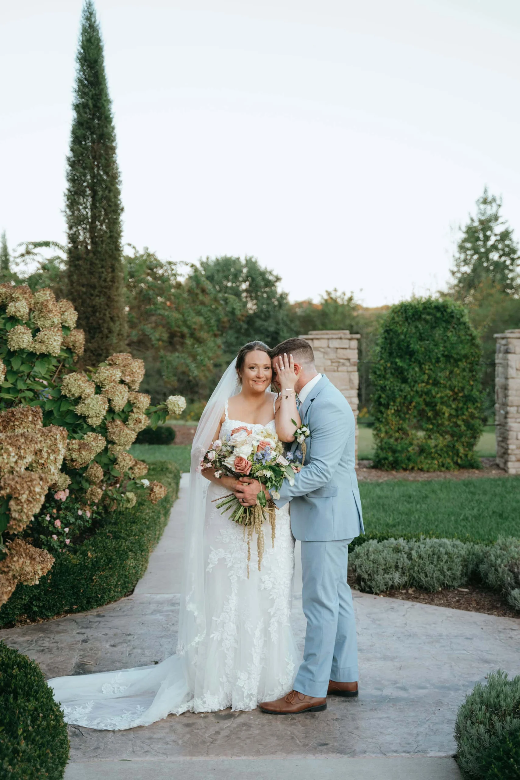 Wedding day at Howe farms