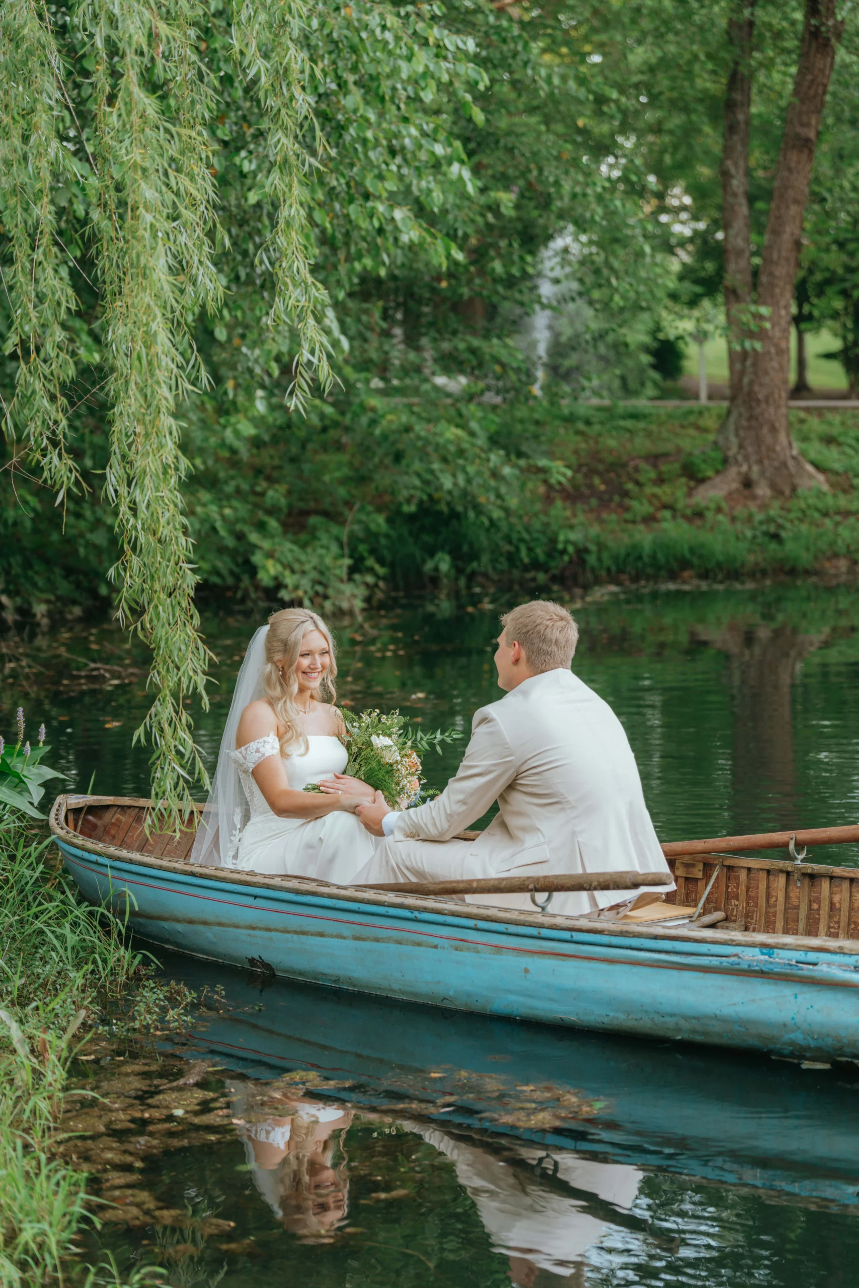 Couple getting married at Magnolia venue