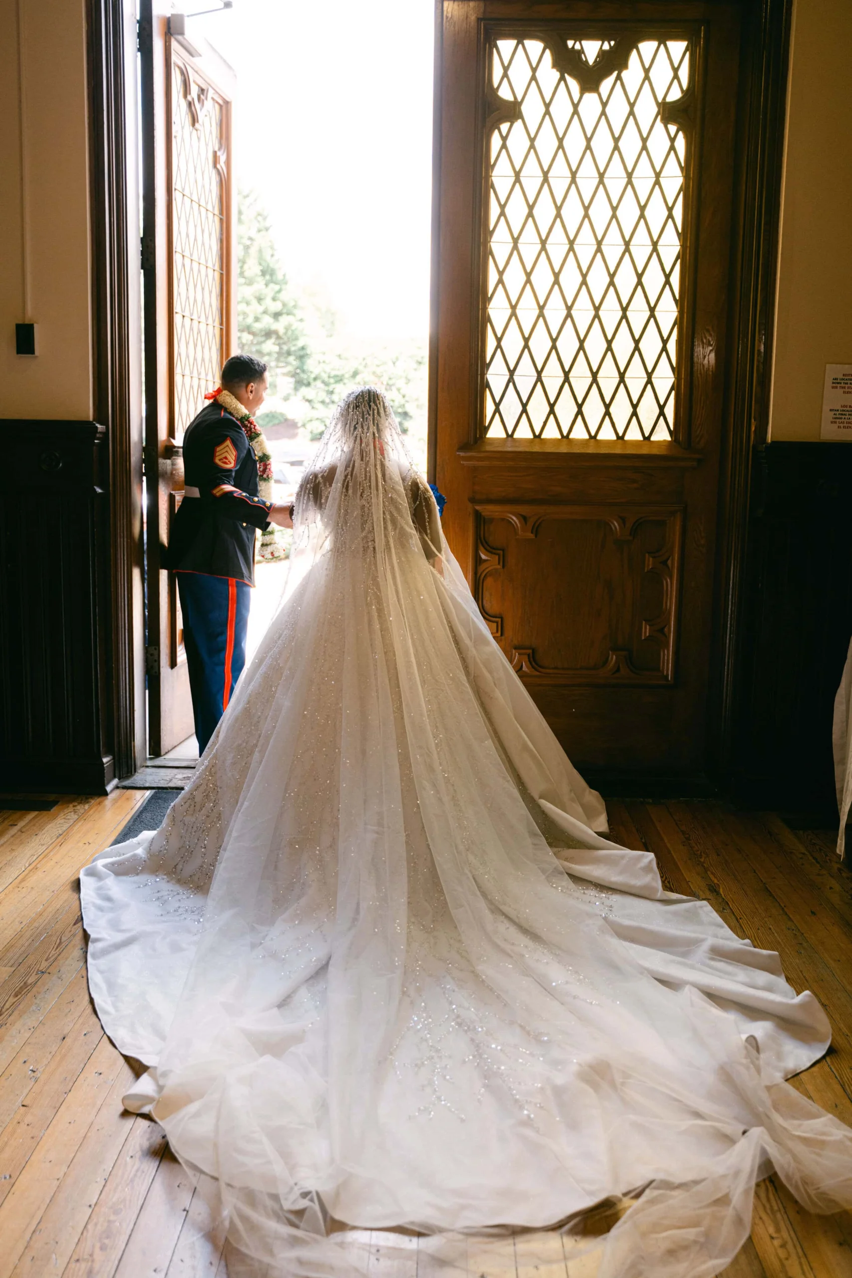Indian wedding in Chattanooga After ceremony exit from church