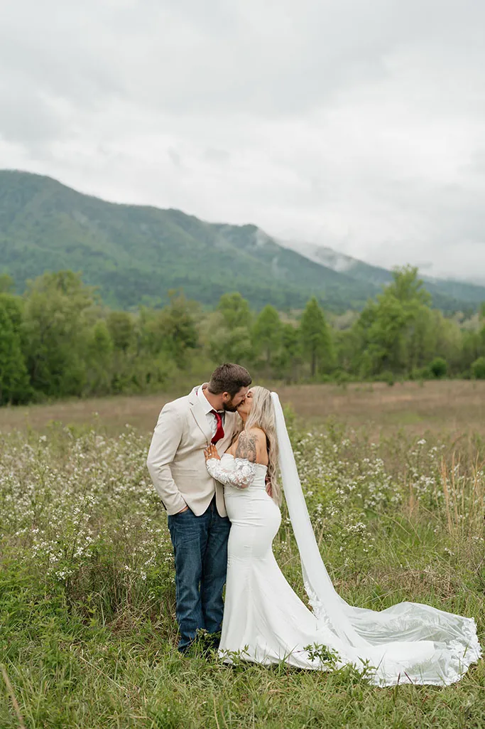 Couple getting married at Magnolia venue