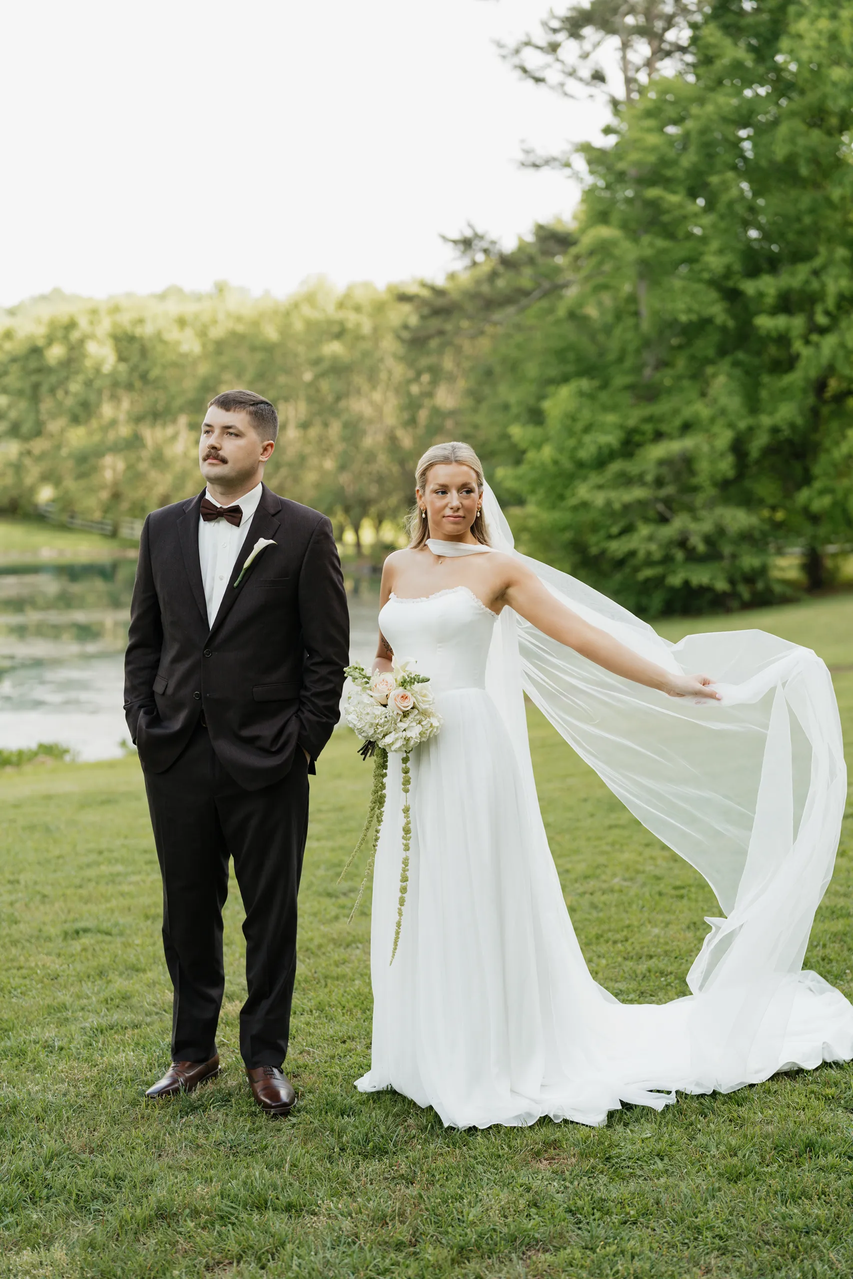 Couple getting married at Magnolia venue