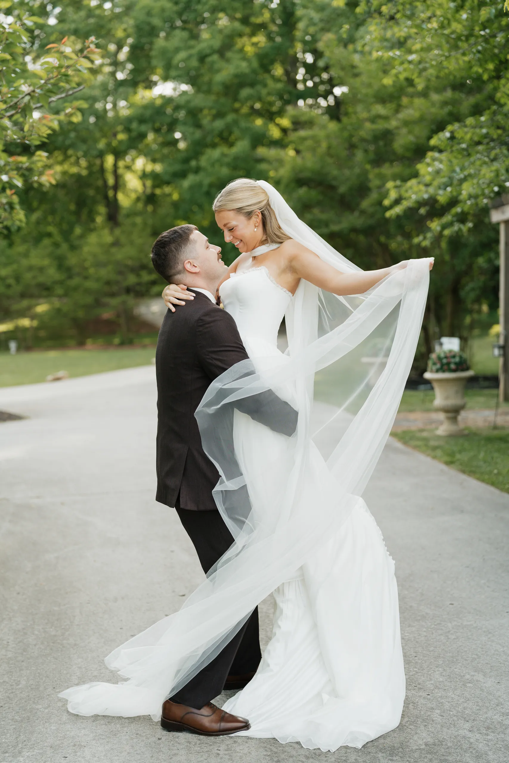 Veil bridal portrait at the Grand Victorian, captured by Gulnaz Graves