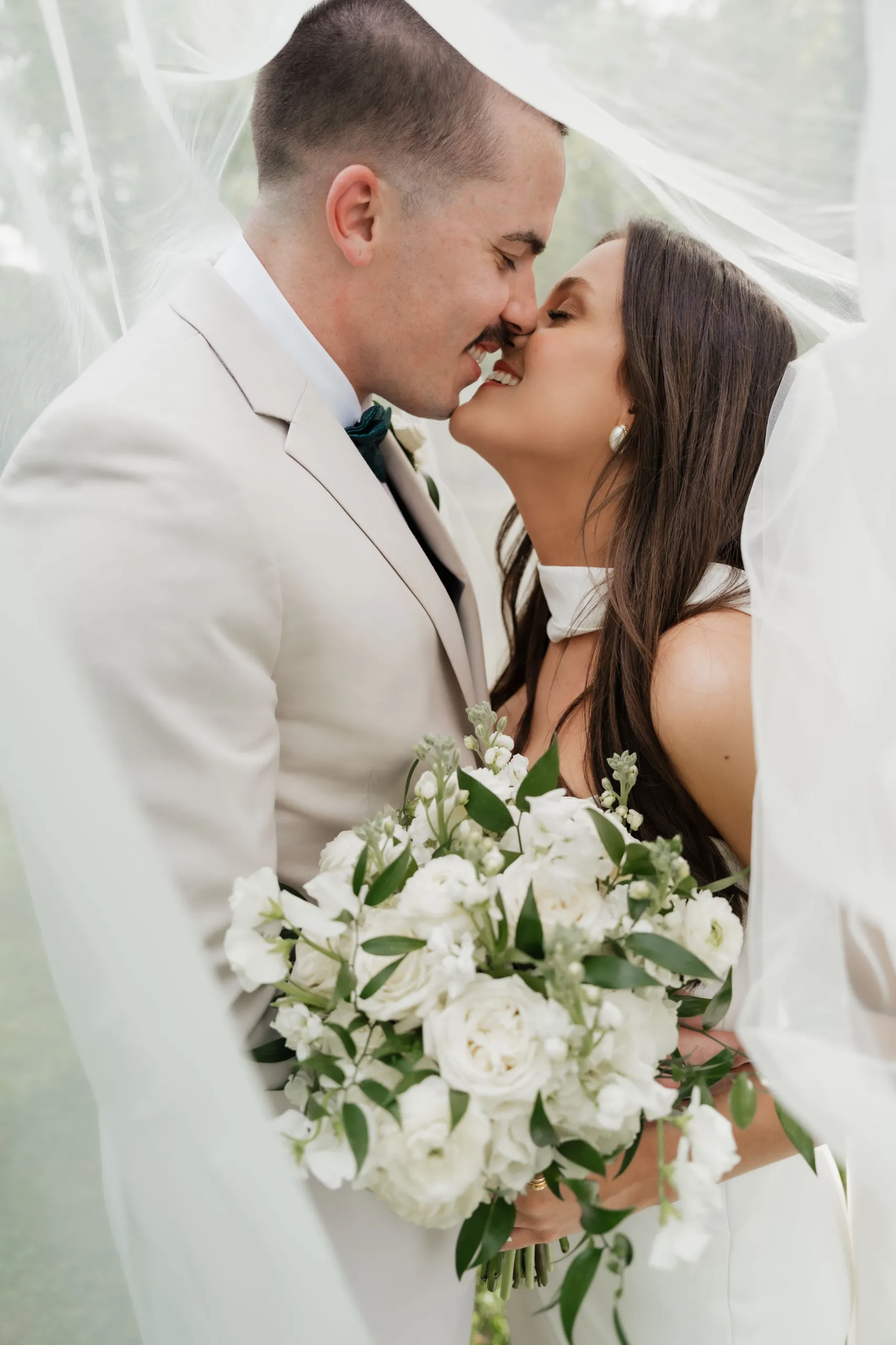 Couple getting married at Magnolia venue