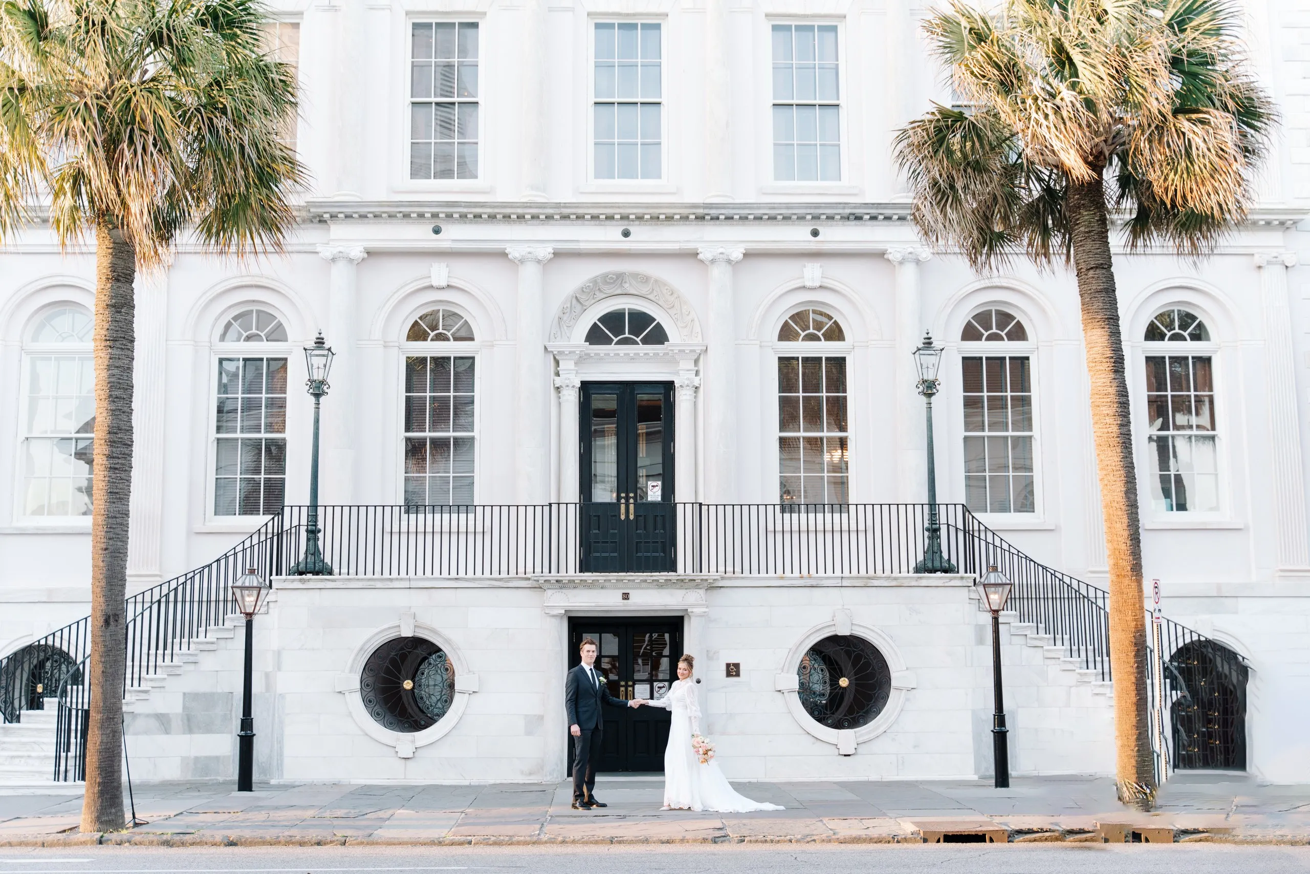 Downtown Charleston wedding Charleston wedding photographer