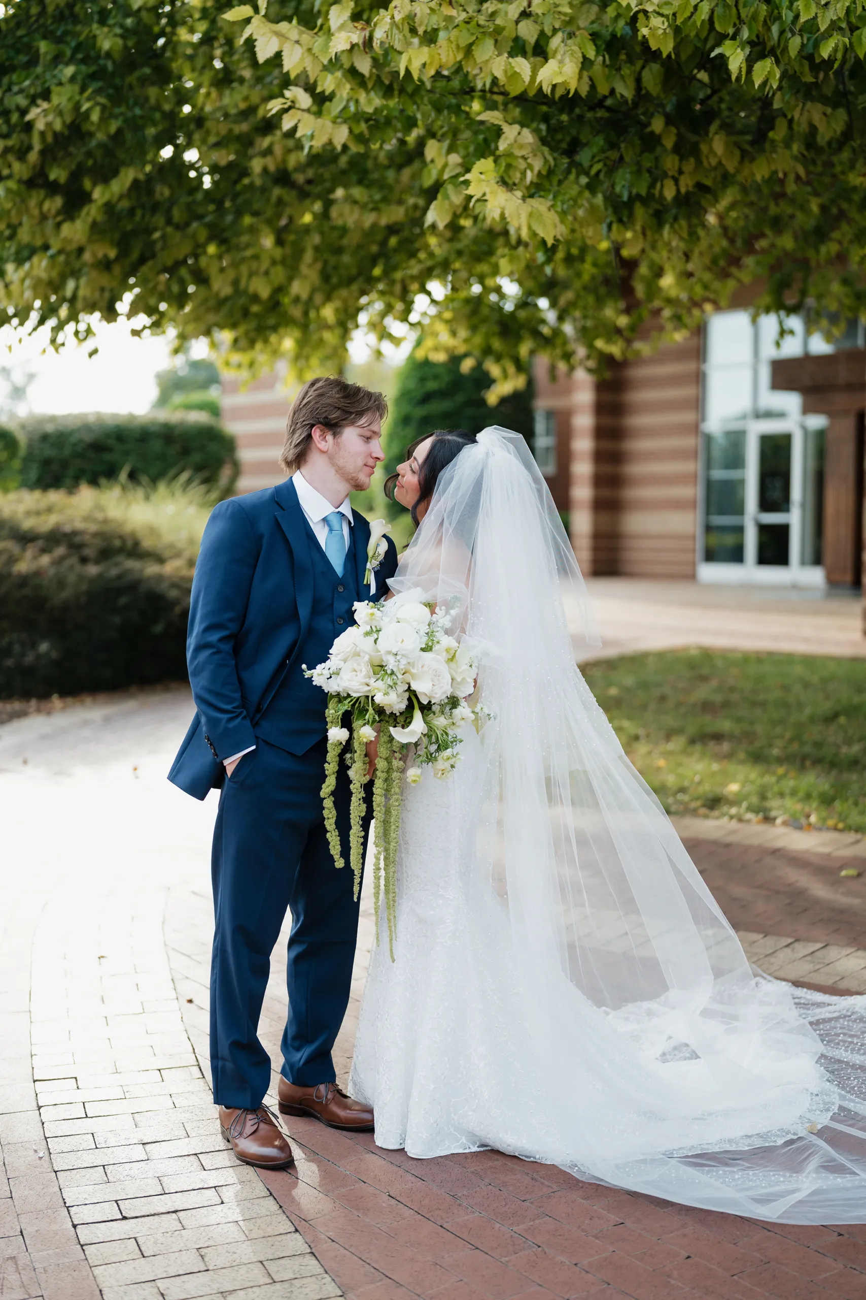 Couple getting married at Magnolia venue